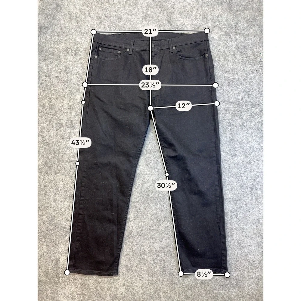 Lot of 3 Levi's 505 Straight Jeans Men's 40x30 Blue Black Work Pant Bundle